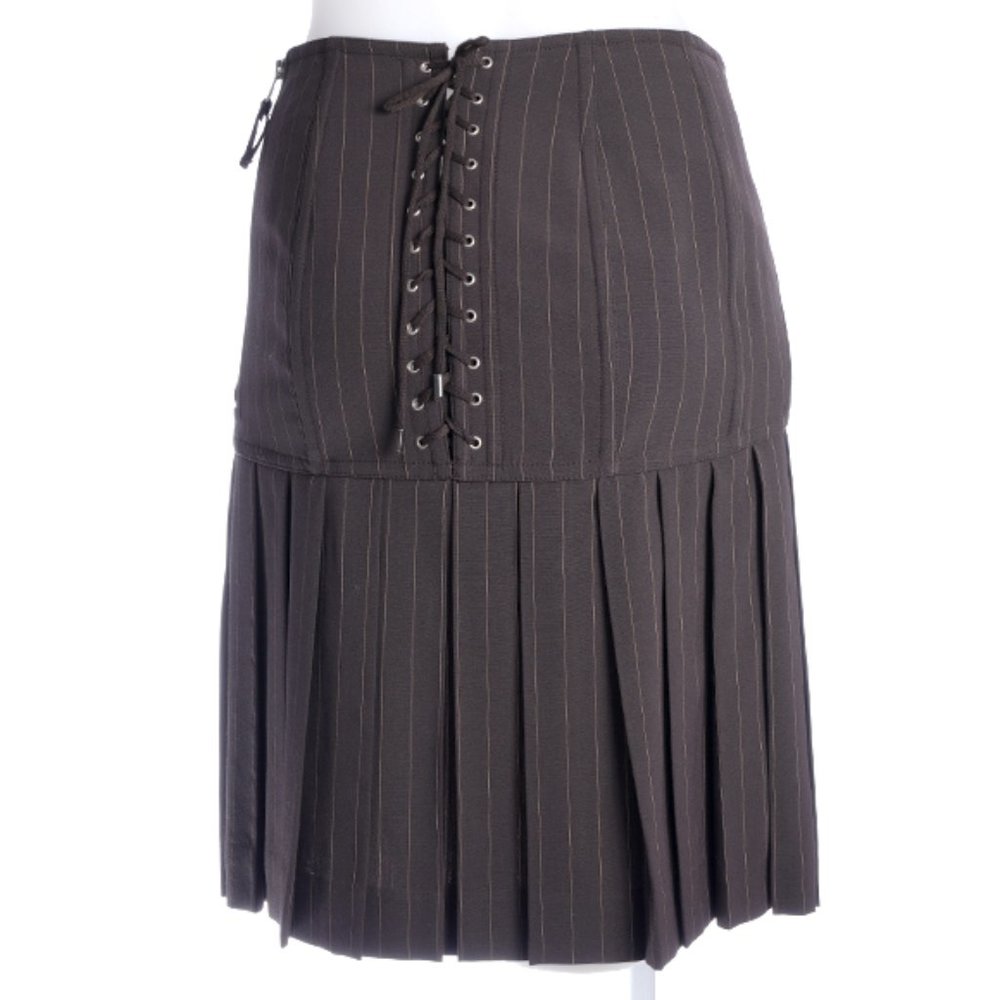 Jean Paul Gaultier corset lace-up mini skirt sz4 - Picture 4 of 12
